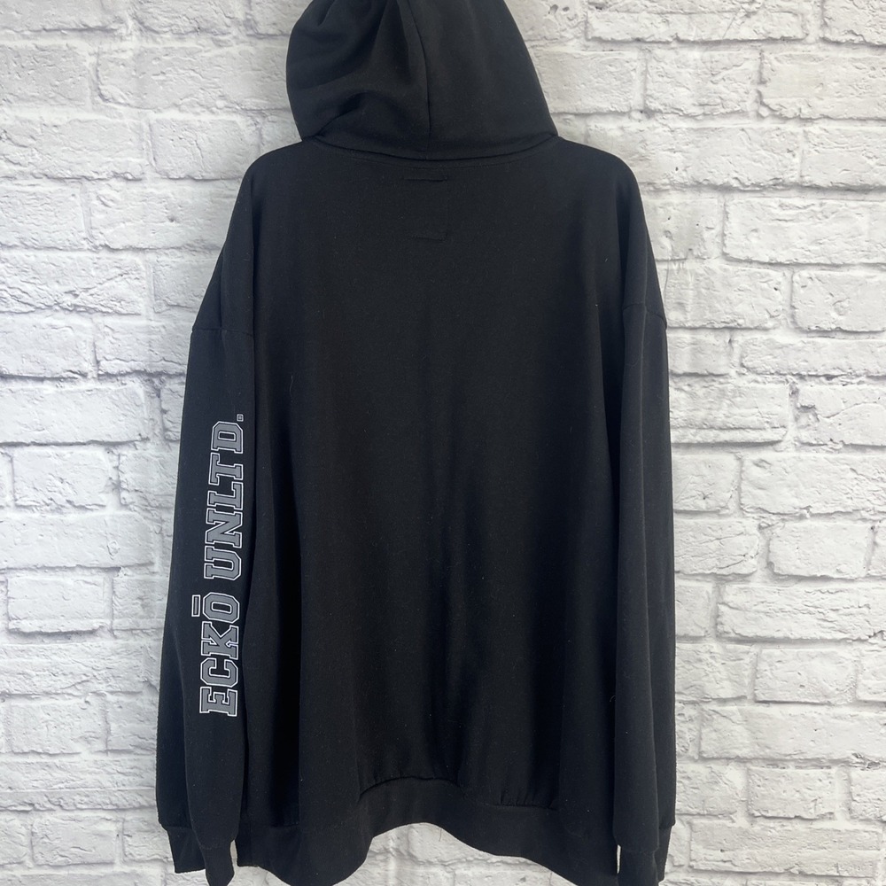 Ecko Unltd. Men's Y2K Skater Grunge Rhino Logo Full Zip Hoodie Size 3XL - Picture 9 of 10